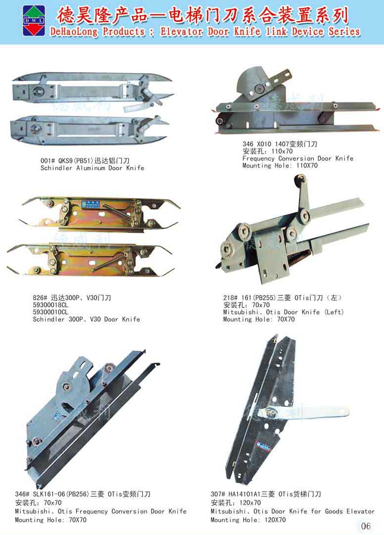 6门刀系列装置